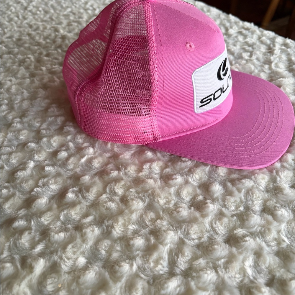 Pink Mesh Trucker Hat - Picture 3 of 5